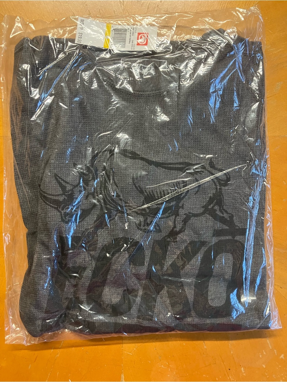 NWT Ecko Unltd Rhino On Top Thermal Shirt Gray M